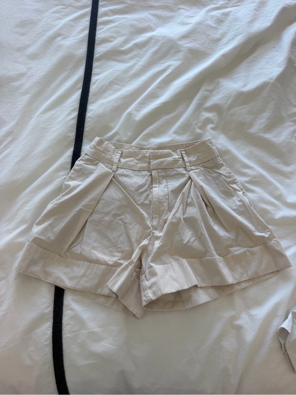 Banana Republic Pleated High-Waist Shorts
